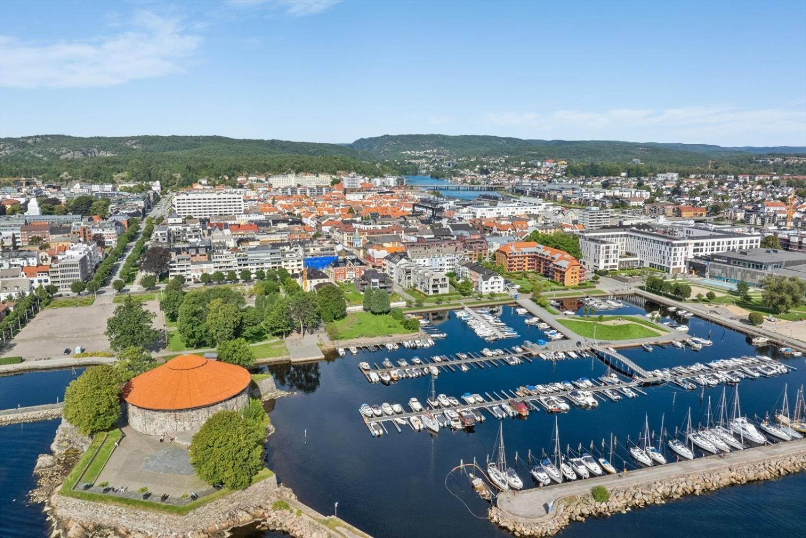 Апартаменти Kristiansand, Bystranda 59M2, 2 Soverom, 6 Senger Екстер'єр фото